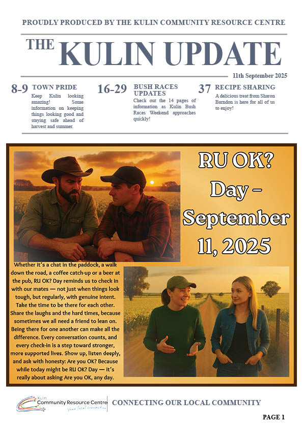 The Kulin Update 11 September 2025