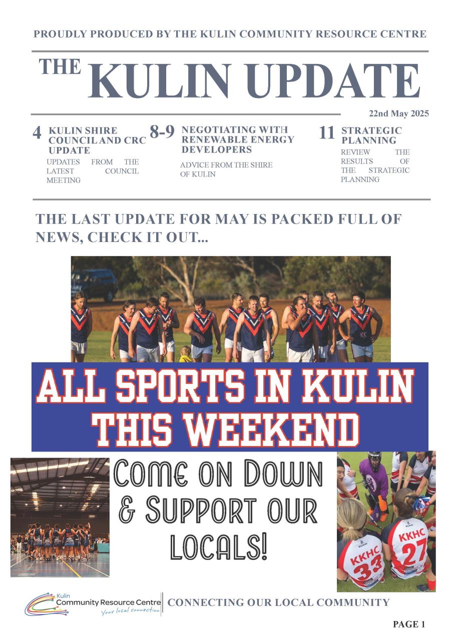 Kulin Update 22 May 2025