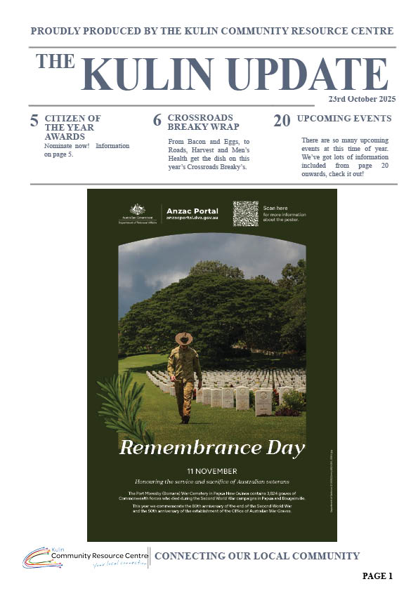 The Kulin Update 23 October 2025