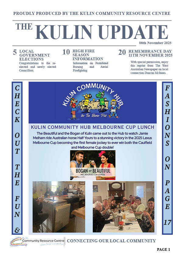 The Kulin Update 06 November 2025