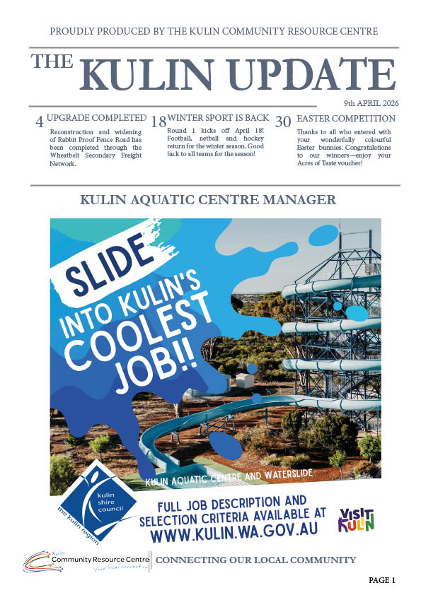 Kulin Update 9th April 2026