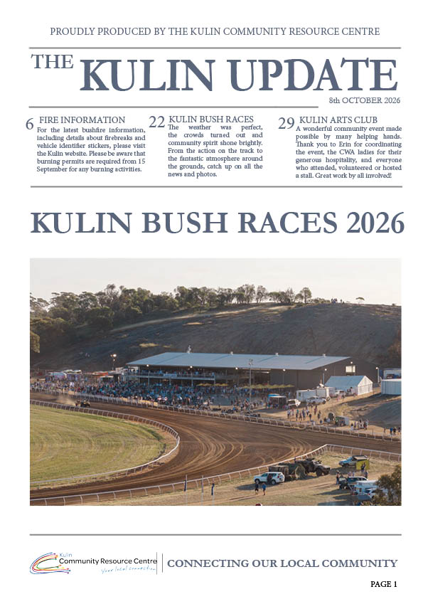 Kulin Update 8th October 2026