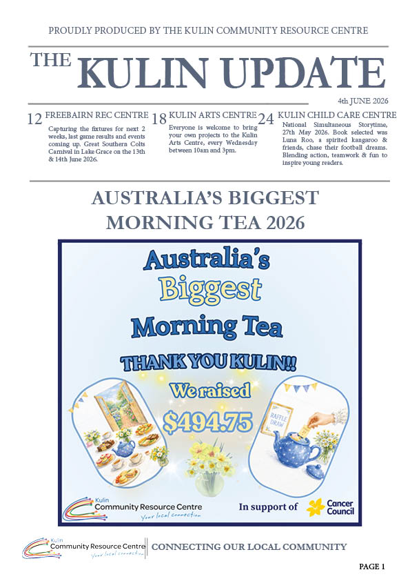 Kulin Update 4th June 2026