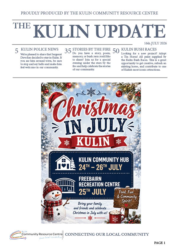 Kulin Update 16th July 2026