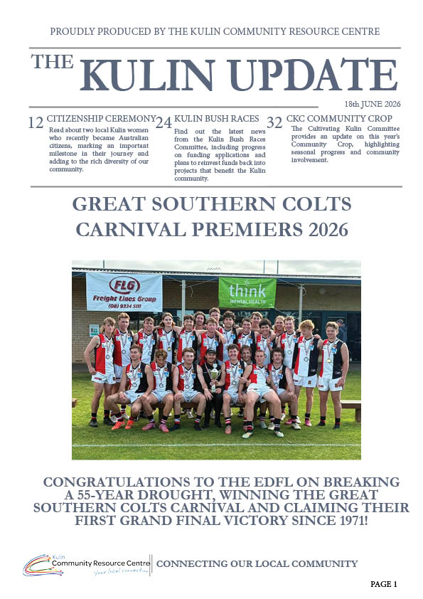 Kulin Update 18th June 2026