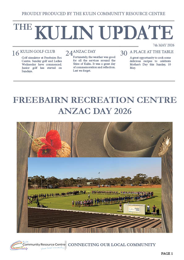 Kulin Update 7 May 2026