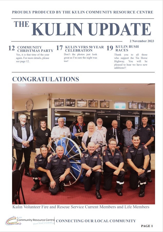 Kulin Update 2 November 2023